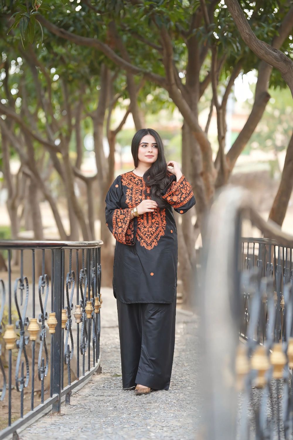 Maria B 2 Piece Embroidered Lawn Replica Suit (unstitched)