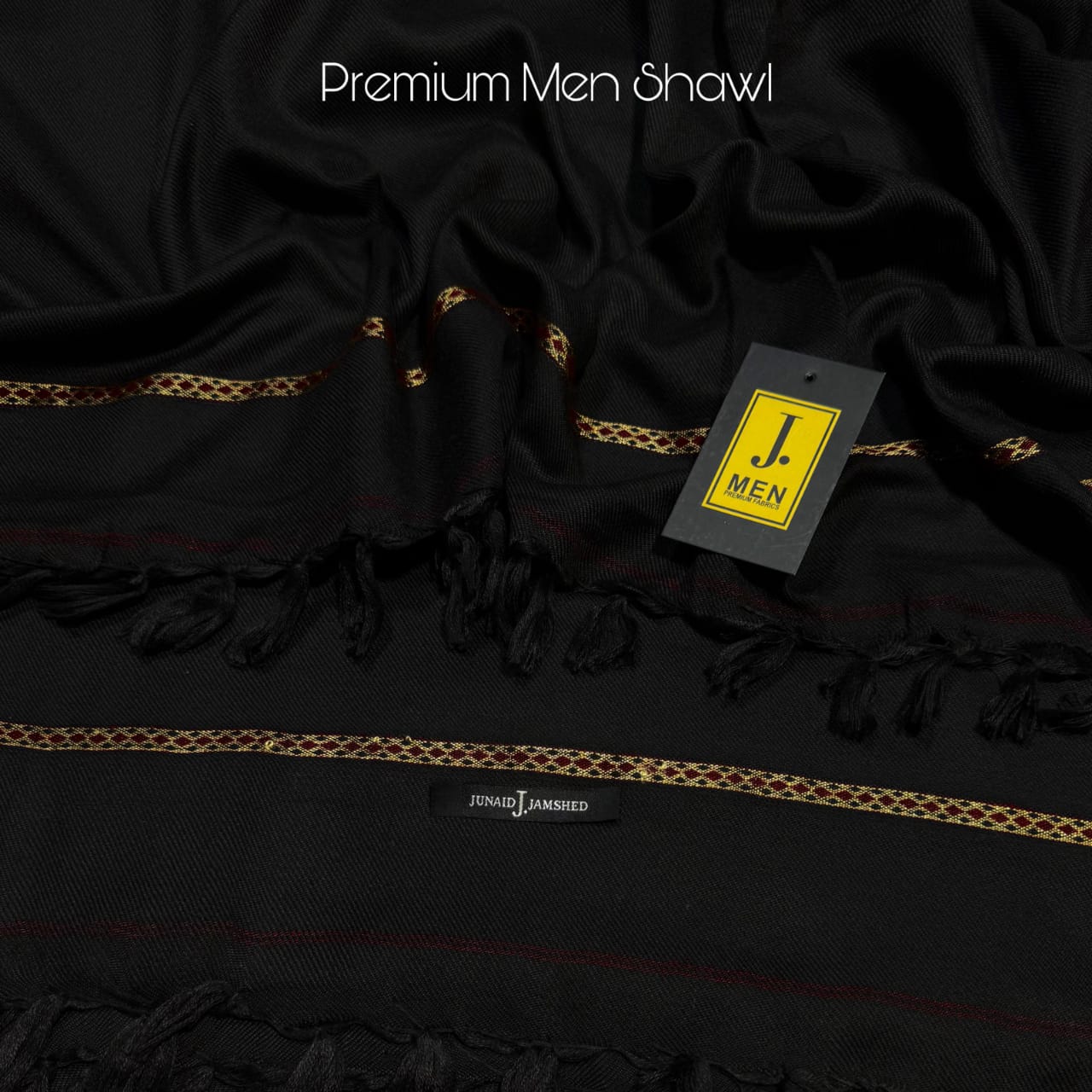 Junaid Jamshed Premium Quality Men’s Shawl with Gift Packing (unstitched)
