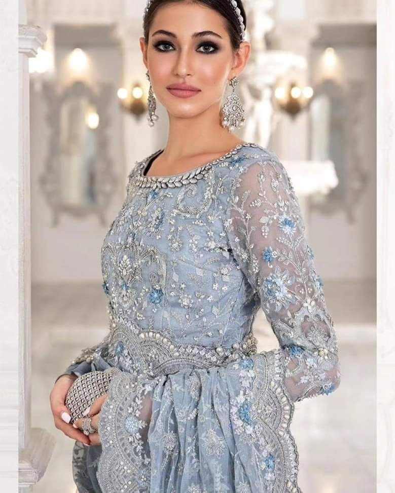Maria B Exclusive Saree 2025 code: 1088 (unstitched)