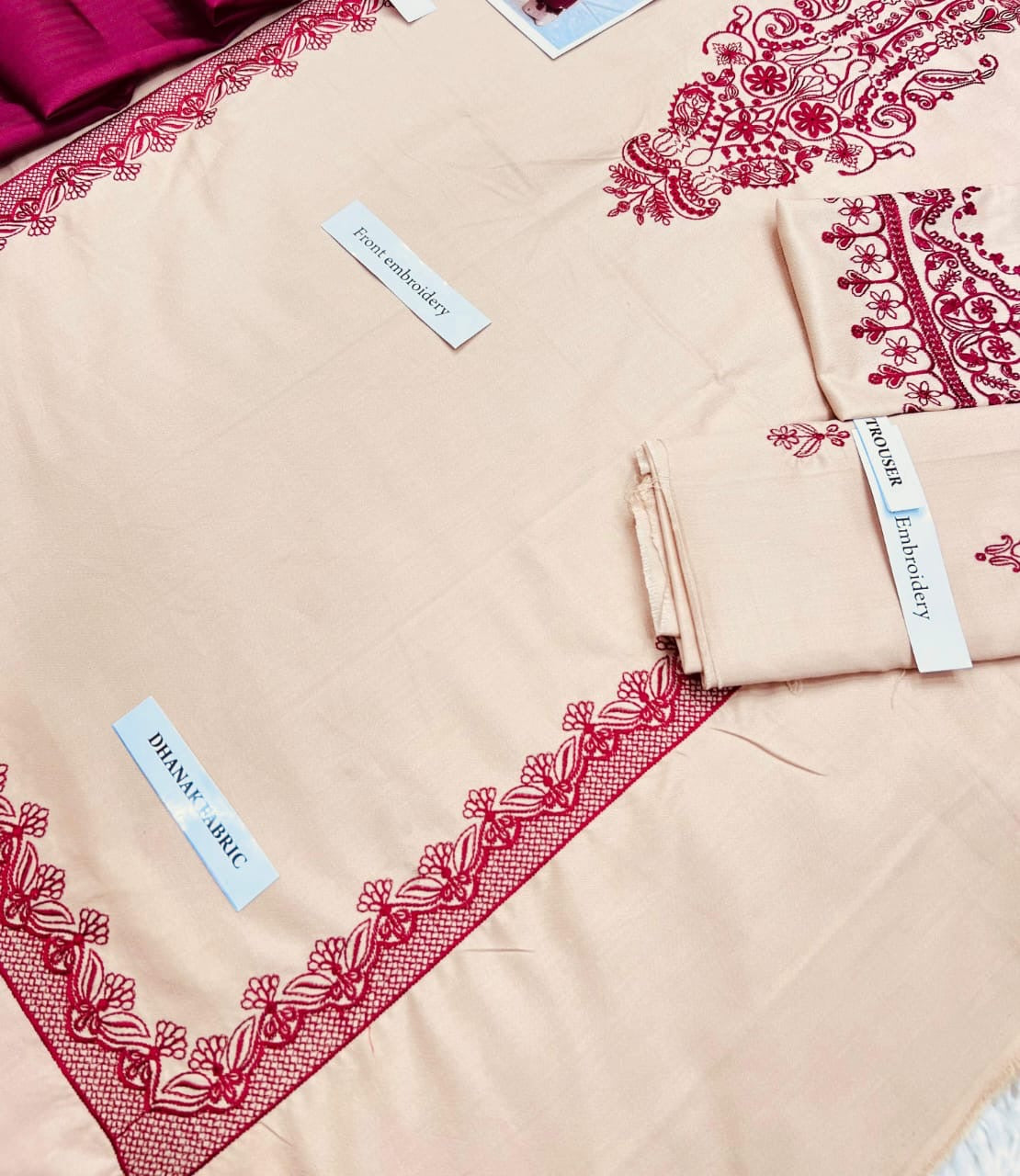 KHAADI PREMIUM DHANAK 3pc unstitched suit