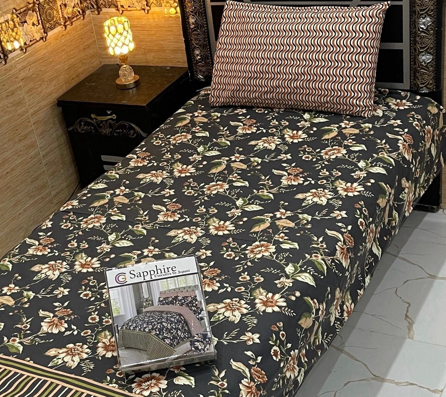 Sapphire 2 piece bedsheets by  japani (single bed)