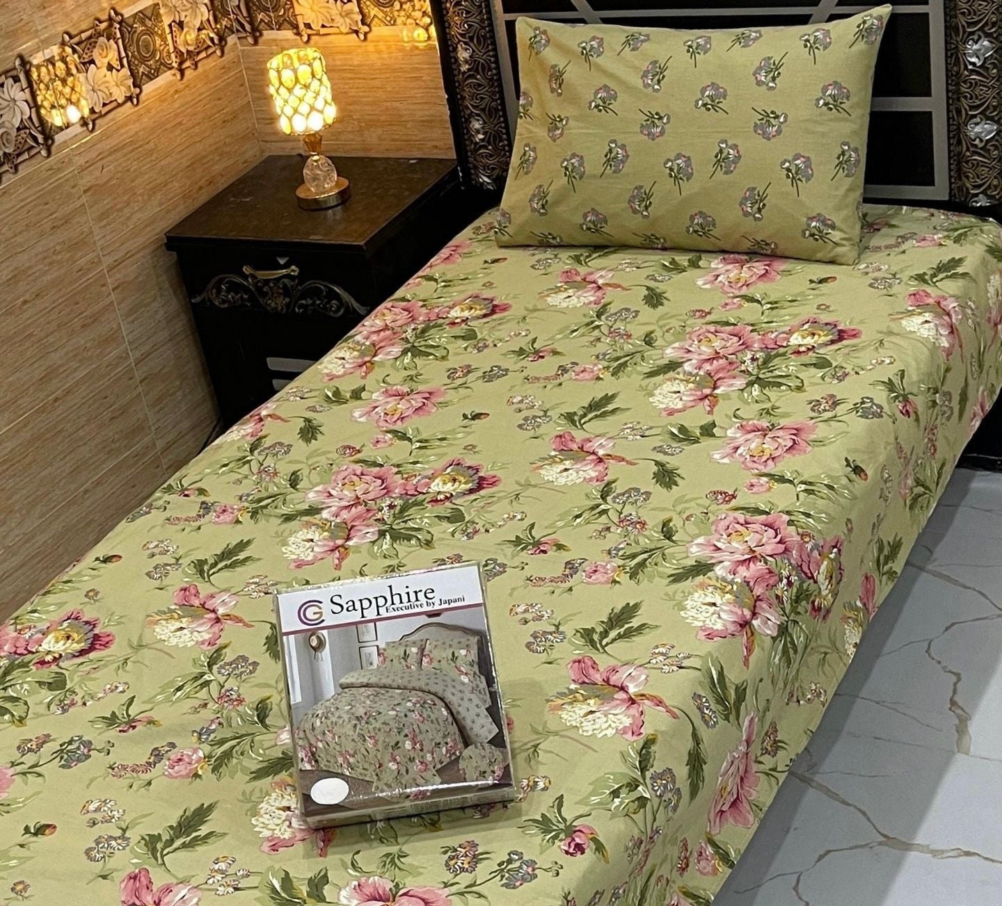 Sapphire 2 piece bedsheets by  japani (single bed)