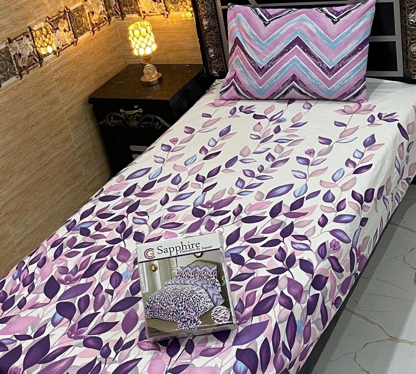 Sapphire 2 piece bedsheets by  japani (single bed)