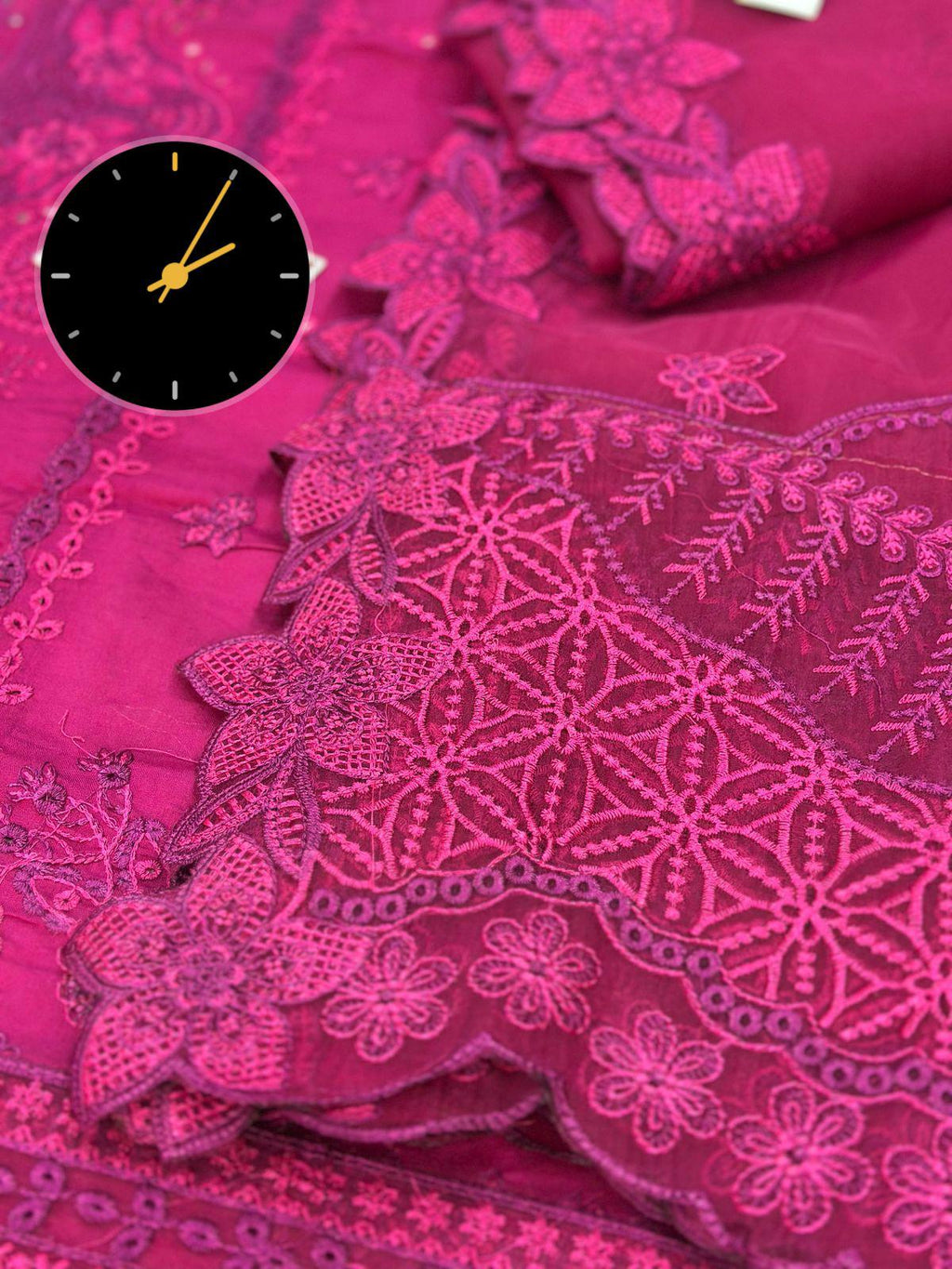 Qalmakar (unstitched) 3 piece lawn suit