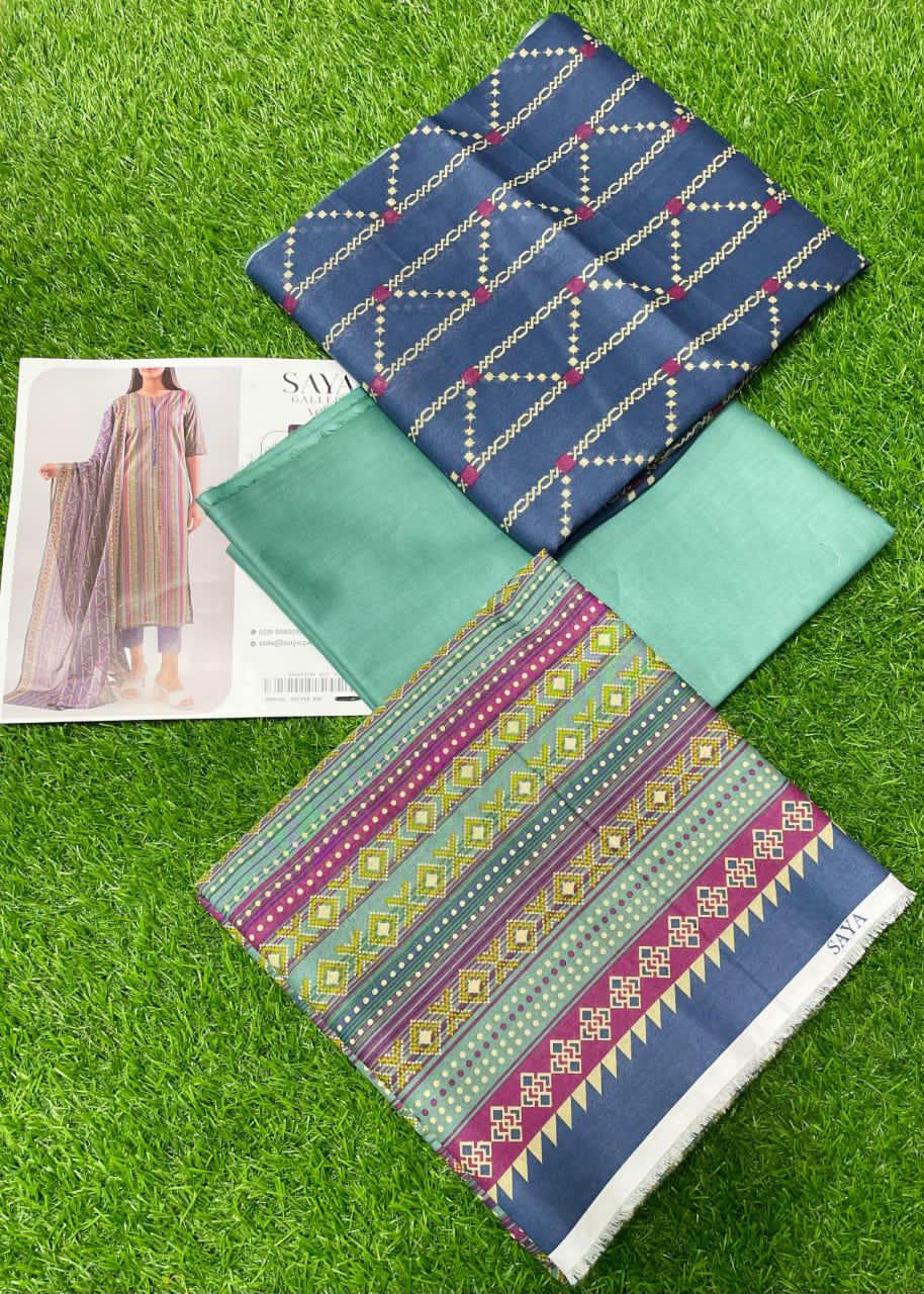 SAYA (Unstitched) original 3 Piece Collection 25