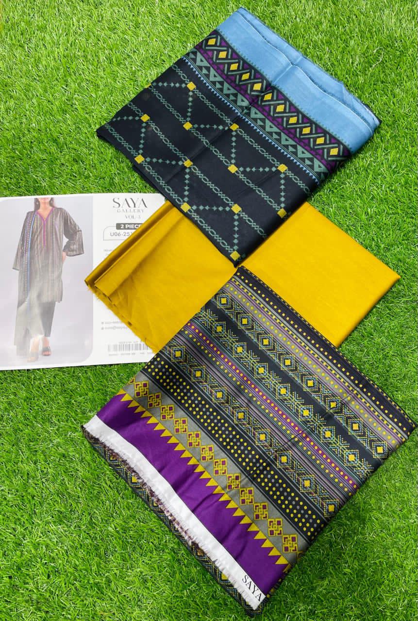 SAYA (Unstitched) original 3 Piece Collection 25