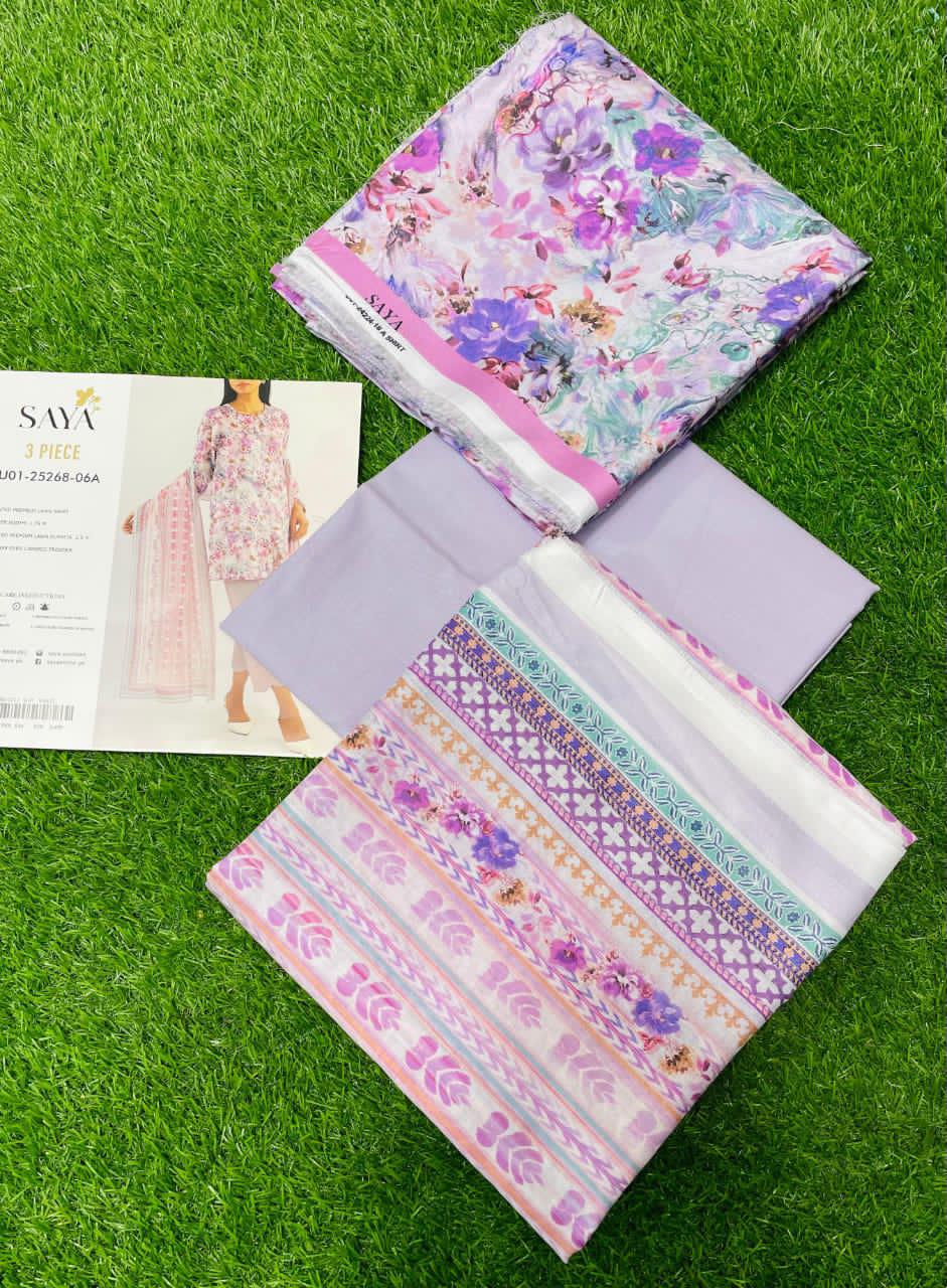 SAYA (Unstitched) original 3 Piece Collection 25
