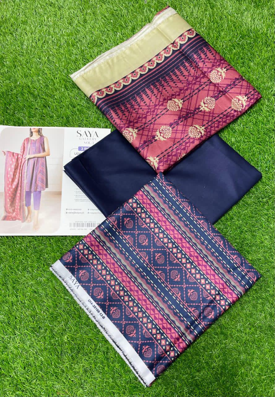SAYA (Unstitched) original 3 Piece Collection 25