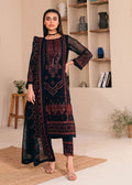 NOOR KAMAL (Unstitched) Replica Chiffon Suit with Malai Trouser
