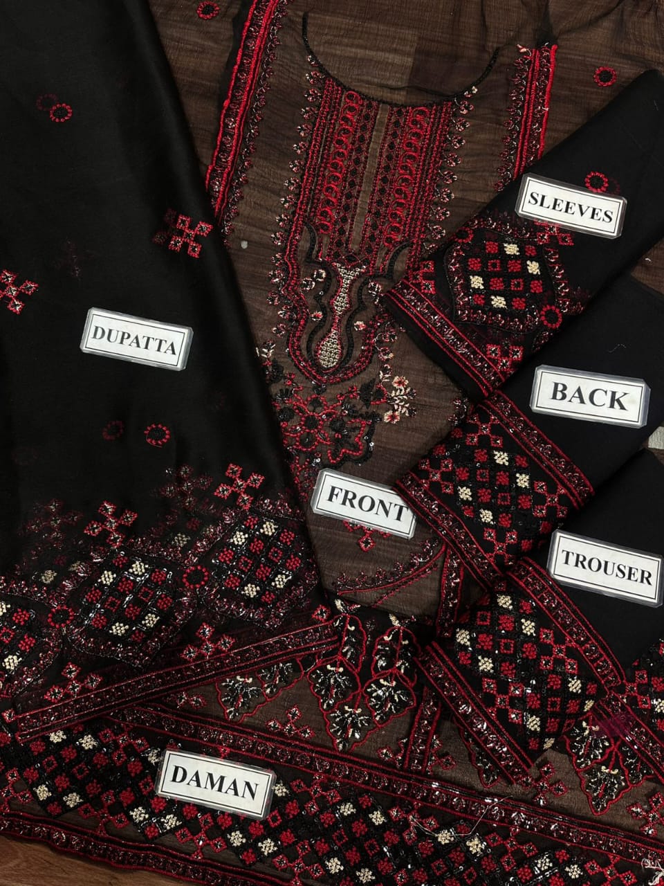 NOOR KAMAL (Unstitched) Replica