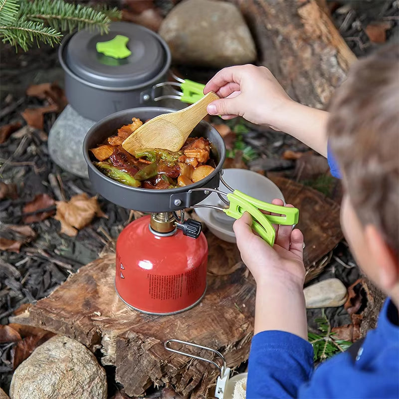 Camping Cookware Set – 9-Piece Lightweight Backpacking storage set