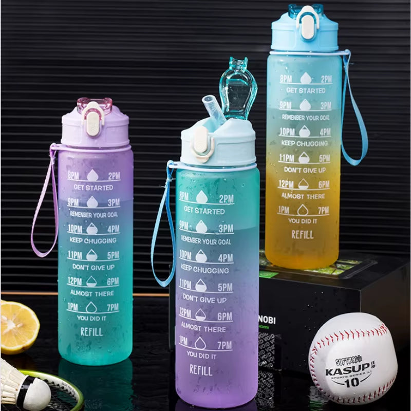 900ml Motivational Sports Water Bottle 