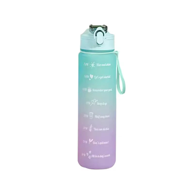 900ml Motivational Sports Water Bottle 