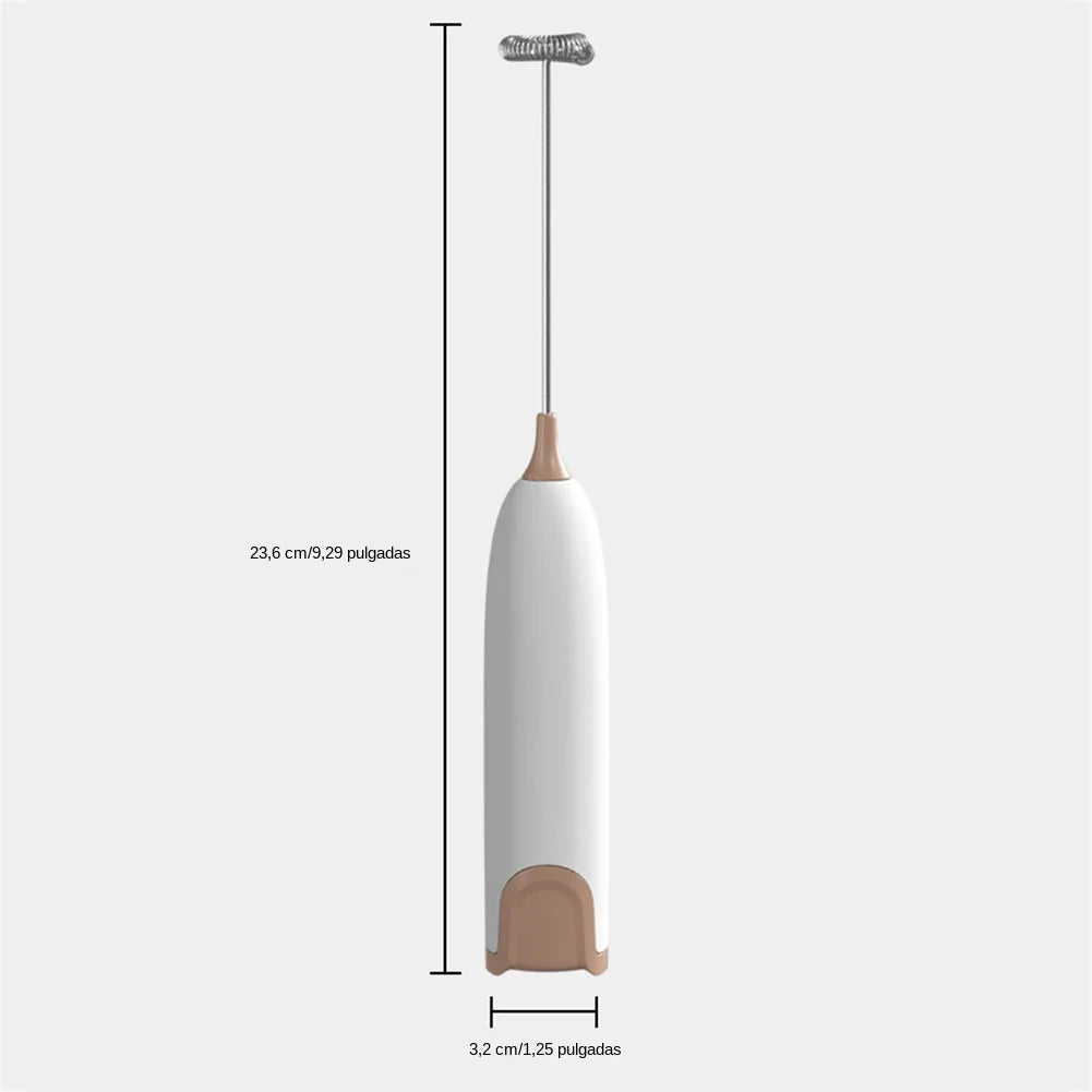 Electric Milk Frother – Handheld Coffee & Drink Mixer
