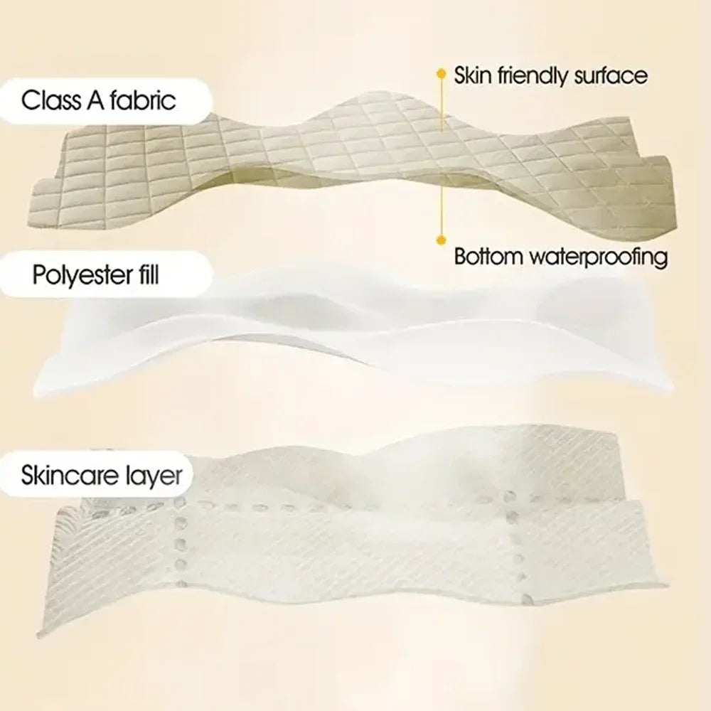 3D Air Fabric Waterproof Mattress Protector – Soft, Breathable & Fitted (No Pillowcase)