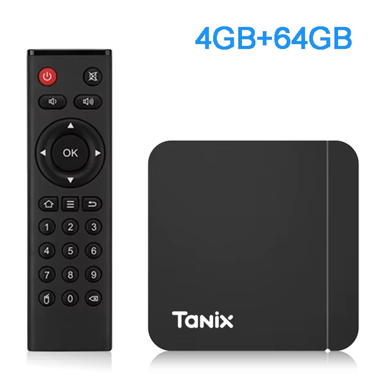 Tanix W2 Android 11 TV Box  Dual-Band WiFi | 4K Media Player | Bluetooth