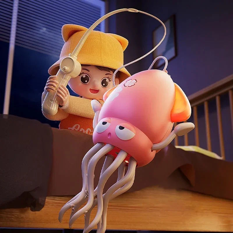 Electric Dancing Squid Toy With LED Lights and Music