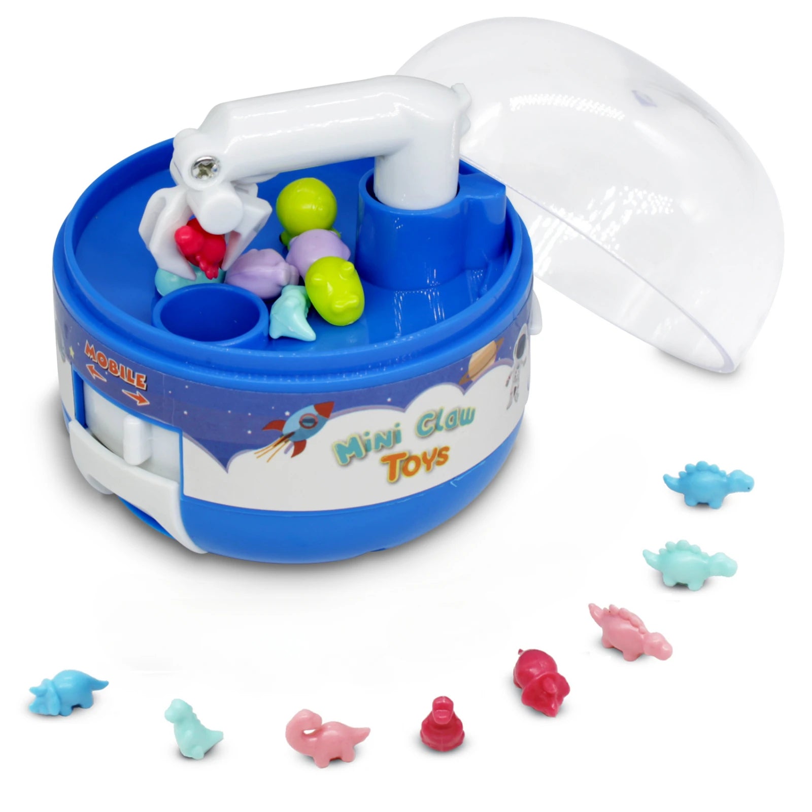 Mini Dinosaur Claw Grabber Toy – Capsule Fidget Game for Kids & Adults