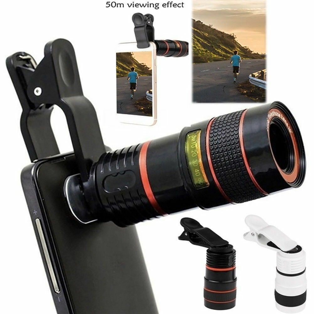 Universal 8x Optical zoom Mobile Clip on camera
