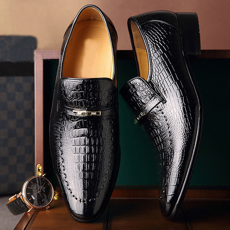 Men’s Business Casual Shoes – Premium Faux Leather Finish