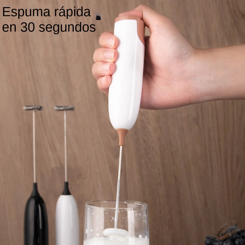 Electric Milk Frother – Handheld Coffee & Drink Mixer
