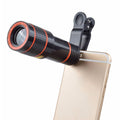 Universal 8x Optical zoom Mobile Clip on camera