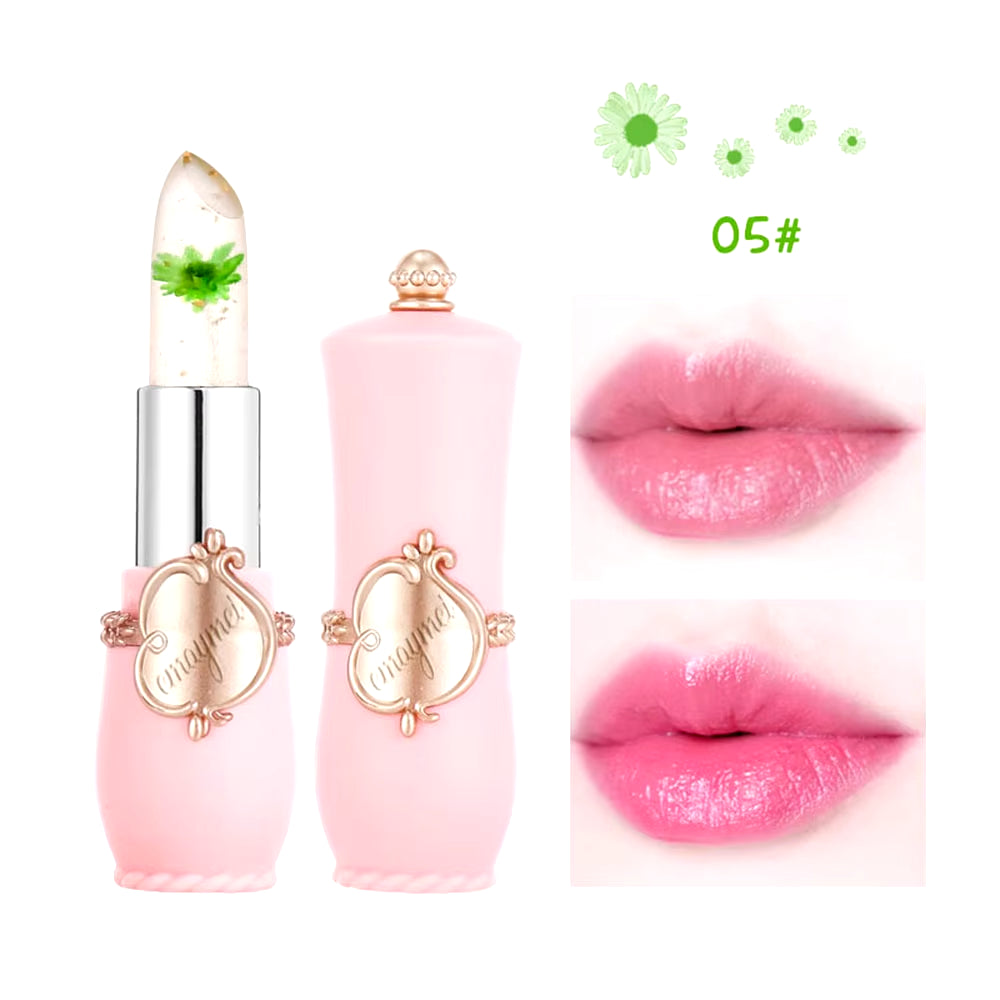 Flower Jelly Lipstick – 6-Color Temperature-Changing Lip Balm