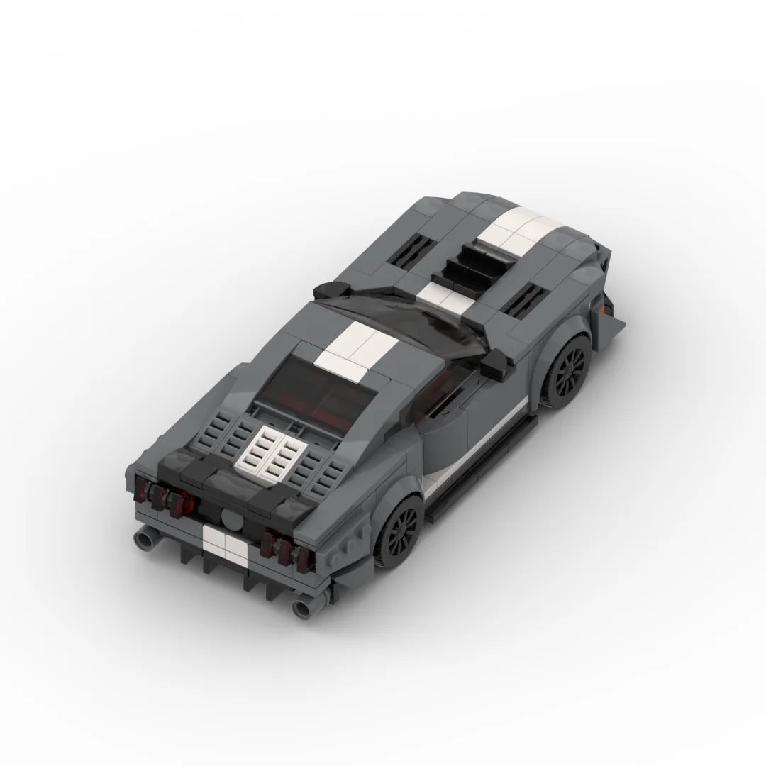 MOC Shelby GT500 – Racing Speed Champion Building Block Car Toy for Boys
