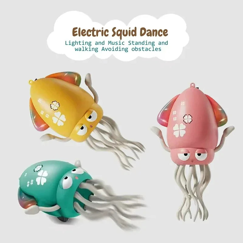 Electric Dancing Squid Toy With LED Lights and Music