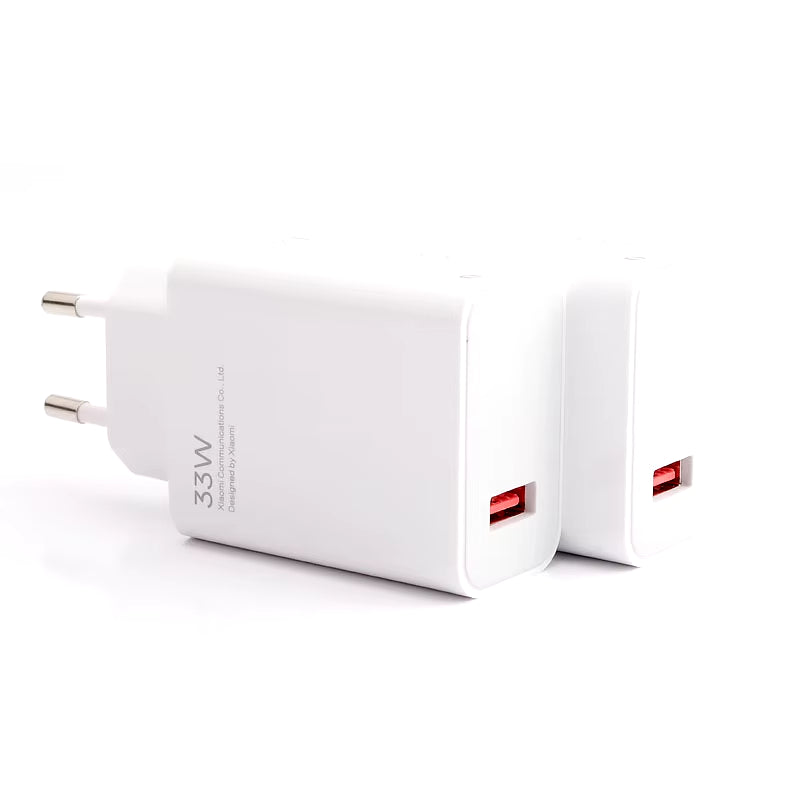 Original Xiaomi Charger 33W Fast Turbo Charge 6A Type C EU/US Variant