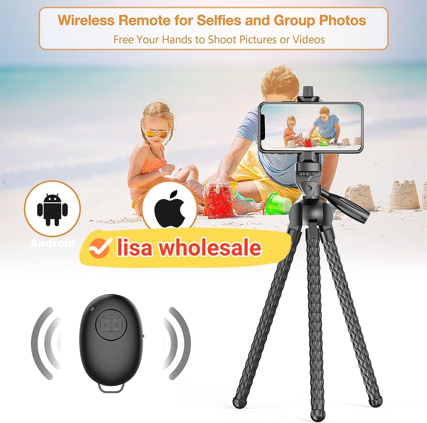 Flexible Phone Tripod & Selfie Stick