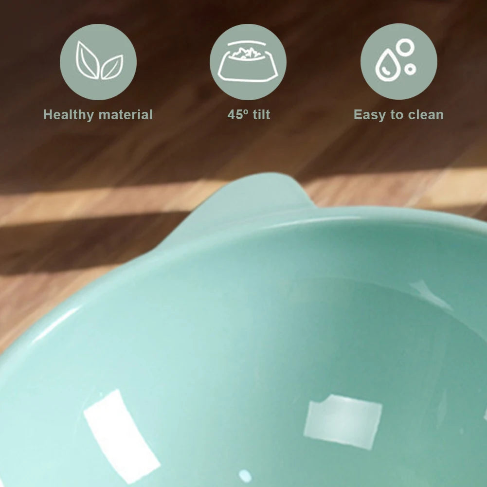  Elevated Food Bowl – Non-Slip Ergonomic Dish for Cats and Small Dogs