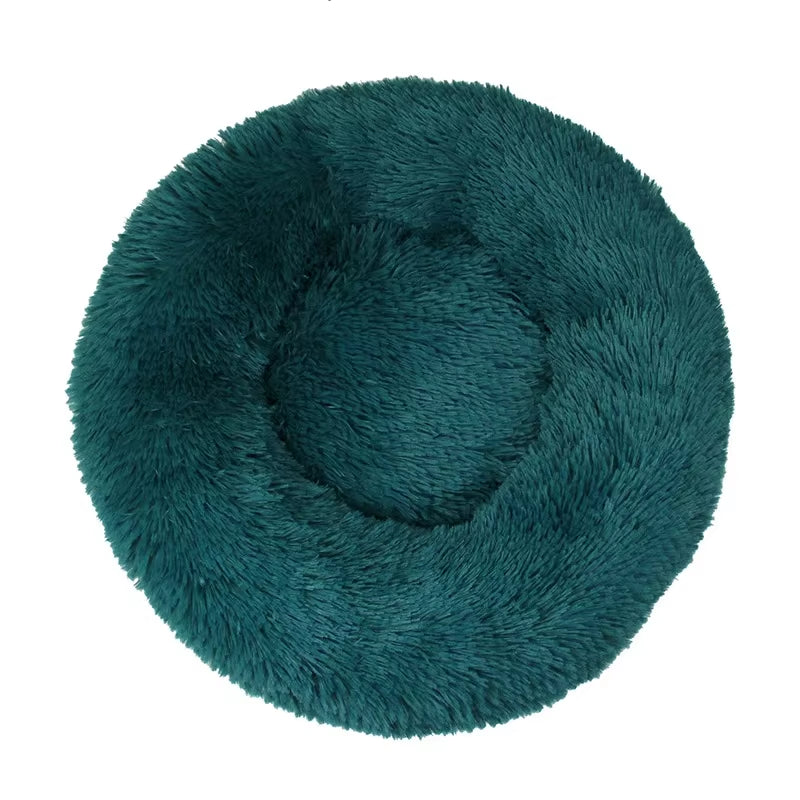 Super Soft Plush Pet Bed – Round Cushion for Cats & Dogs
