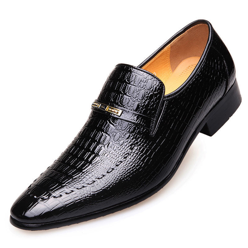 Men’s Business Casual Shoes – Premium Faux Leather Finish