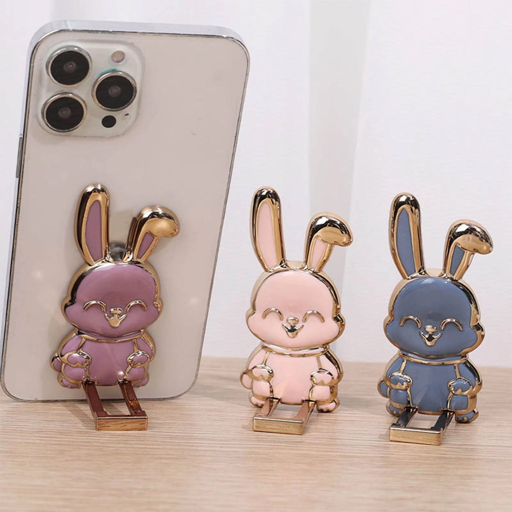Rabbit Phone Stand – Foldable Bunny Bracket Holder