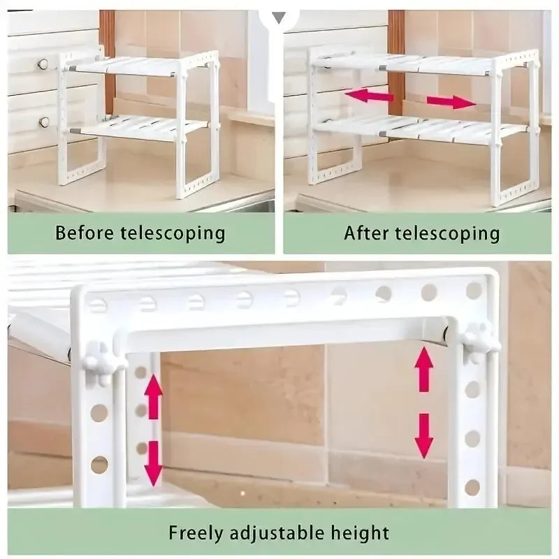 Sink Organizer & Storage Rack – Multi-Purpose Cabinet 